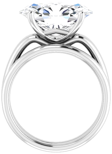 Sužadėtuvių Žiedas „Solitaire“ 925 Sidabro Oval 14mm x 10mm (7)