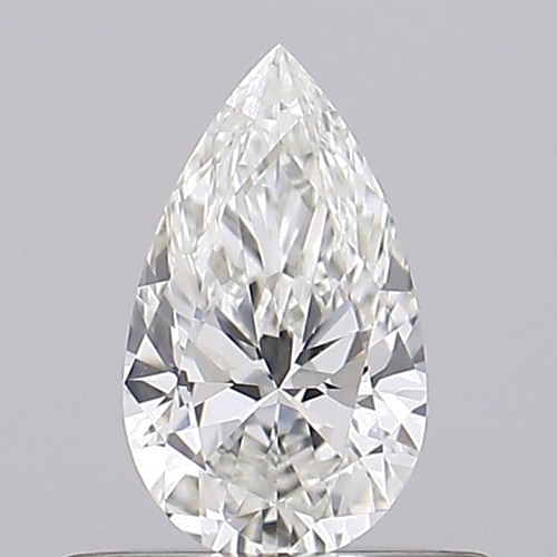 0.4 carat I-VVS1 Natūralus Pear Deimantas (1)