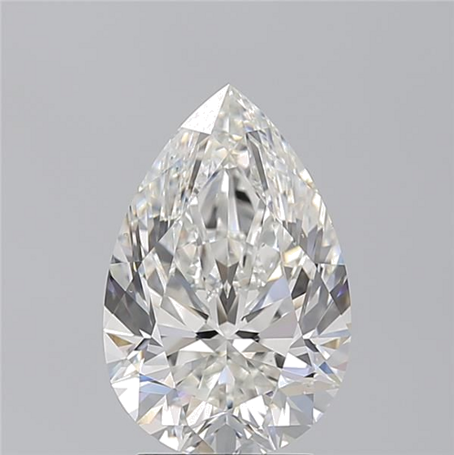 3.55 carat G-SI1 Natūralus Pear Deimantas (1)