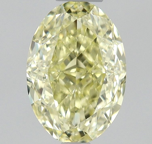 0.65 carat Fancy Yellow-VVS2 Natūralus Oval Deimantas (1)