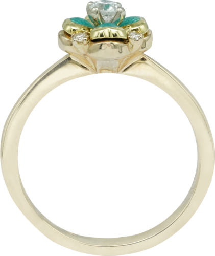 Кольцо с четырехлистным клевером ROYAL CLOVER (3)