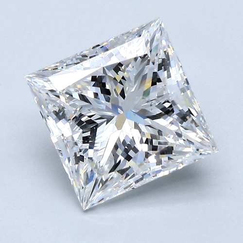 3.51 carat D-SI2 Natūralus Princess Deimantas (1)
