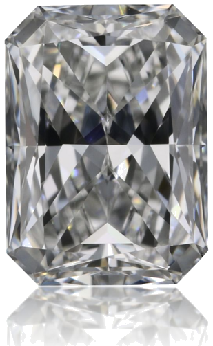 0.71 carat E-VS2 Natūralus Radiant Deimantas (1)