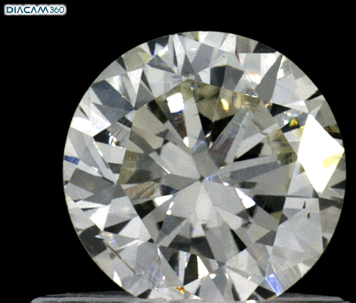0.62 carat K-SI1 GD cut Natūralus Round Deimantas (1)