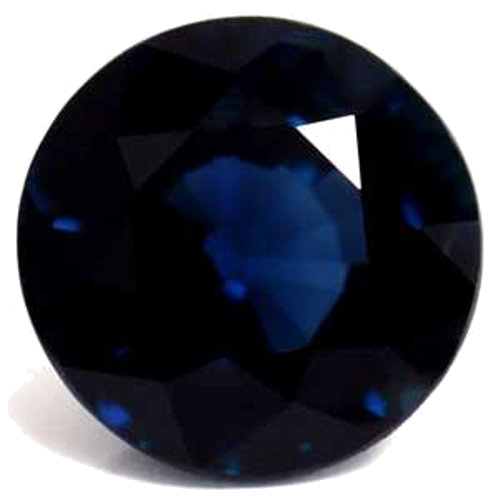 0.74 carat BLUE Round Safyras (1)
