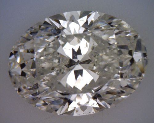 3.55 carat J-SI2 Natūralus Oval Deimantas (1)