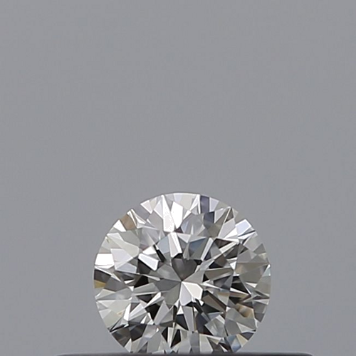 0.19 carat F-VVS1 Excellent cut Natūralus Round Deimantas (1)