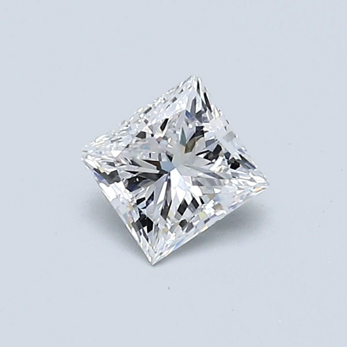 0.5 carat D-VVS2 Natūralus Princess Deimantas (1)