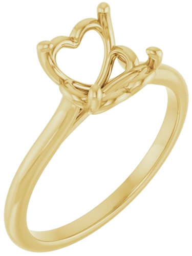Sužadėtuvių Žiedas „Solitaire“ 14k yellow gold Round 8mm (1)