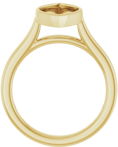 Sužadėtuvių Žiedas „Bezel-Set Solitaire“ 14k yellow gold Marquise 15mm x 7.5mm (2)