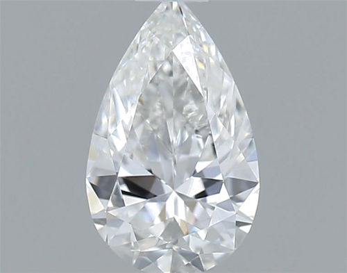 0.3 carat F-VVS1 Natūralus Pear Deimantas (1)