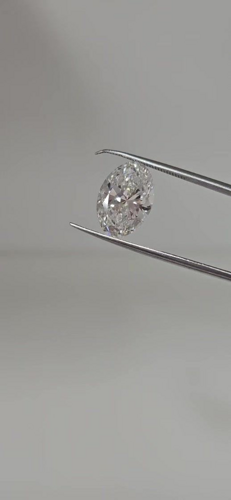 3.01 carat F-SI2 Natūralus Oval Deimantas (1)