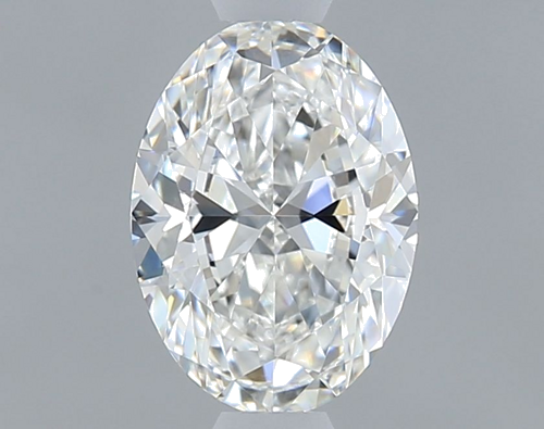 0.6 carat F-VVS2 Natūralus Oval Deimantas (1)