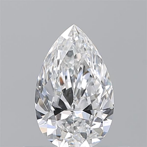 0.5 carat E-VS1 Natūralus Pear Deimantas (1)