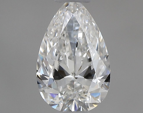 0.4 carat F-VS2 Natūralus Pear Deimantas (1)