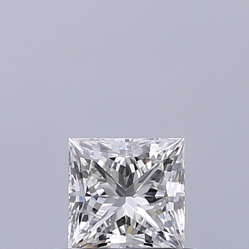 0.42 carat F-IF Natūralus Princess Deimantas (1)