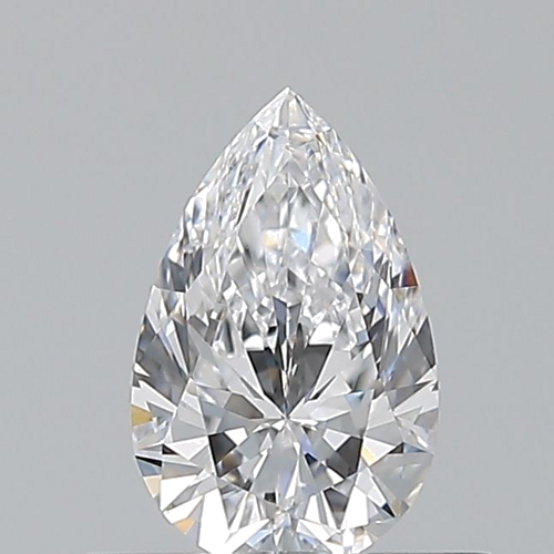 0.5 carat D-VS2 Natūralus Pear Deimantas (1)