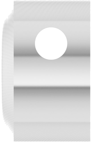 Sterling Silver 3.4 mm Round Bezel-Set Slide Pendant Mounting (3)