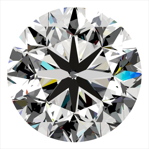 0.3 carat I-VS1 GD cut Natūralus Round Deimantas (1)