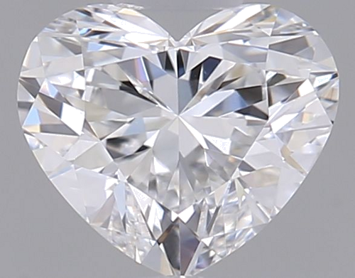 0.5 carat D-IF Natūralus Heart Deimantas (1)
