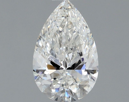 0.52 carat F-SI2 Natūralus Pear Deimantas (1)