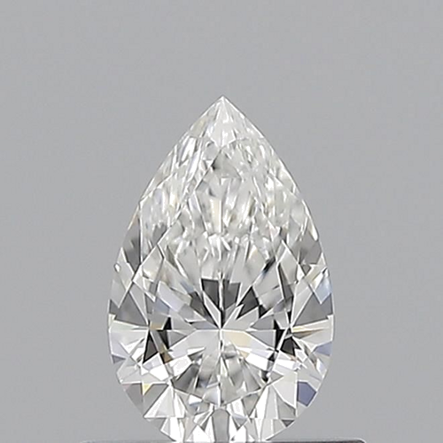 0.5 carat F-VS1 Natūralus Pear Deimantas (1)