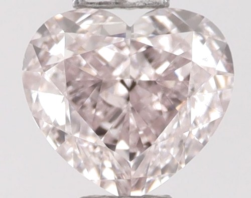 0.5 carat Fancy Light Pink-SI1 Natūralus Heart Deimantas (1)