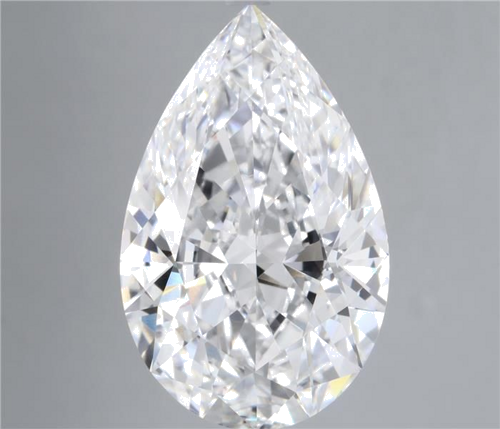 8.05 carat D-VVS1 Natūralus Pear Deimantas (1)