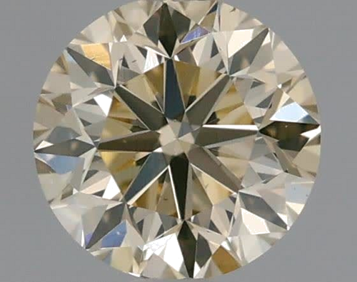 0.4 carat Fancy Light Yellow Brown Yellow-VS2 GD cut Natūralus Round Deimantas (1)