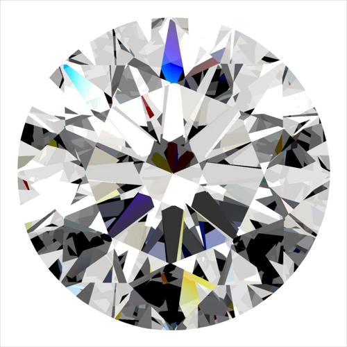 0.3 carat F-SI2 Excellent cut Natūralus Round Deimantas (1)
