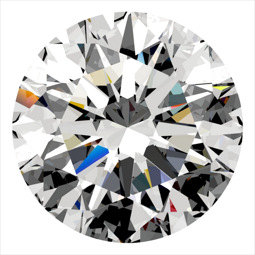 0.55 carat G-VS1 Excellent cut Natūralus Round Deimantas (1)
