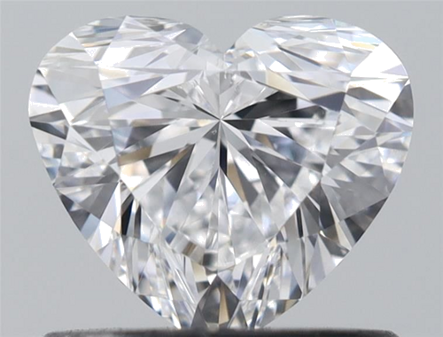 0.7 carat D-VS2 Natūralus Heart Deimantas (1)