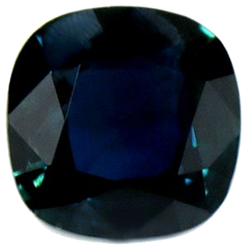 0.55 carat BLUE Cushion Safyras (1)