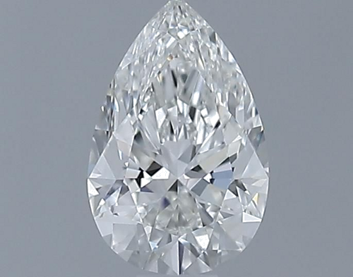 0.6 carat G-VVS1 Natūralus Pear Deimantas (1)