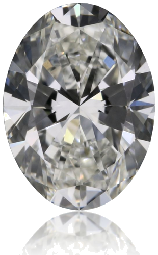 0.5 carat H-VVS1 Natūralus Oval Deimantas (1)