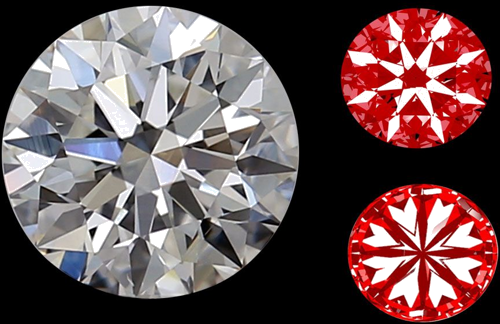 0.76 karato G VS2 EX ROUND Deimantas (1)