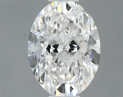 0.46 carat F-SI1 Natūralus Oval Deimantas (1)