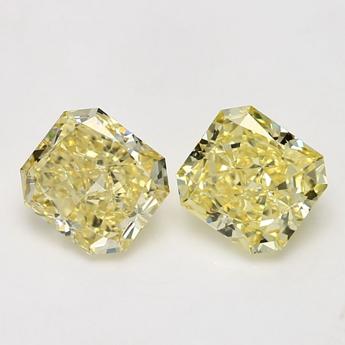 3.01 carat Fancy Intense Yellow-VS2 Natūralus Radiant Deimantas (1)