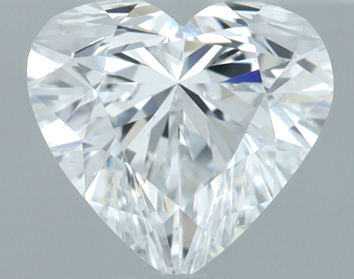 0.5 carat E-VS2 Natūralus Heart Deimantas (1)
