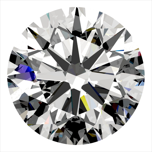 0.3 carat D-VVS2 Very Good cut Natūralus Round Deimantas (1)