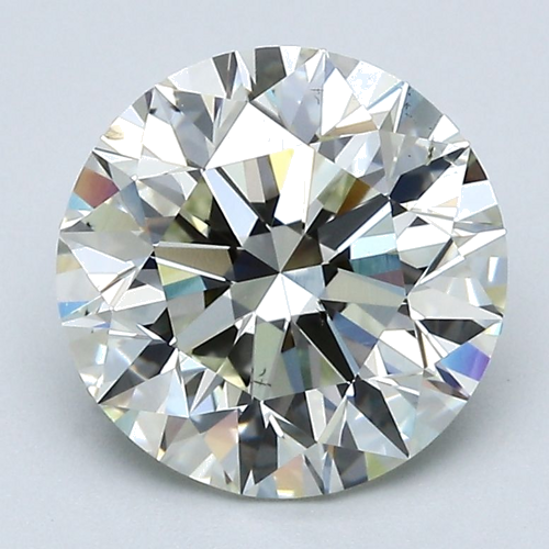 3.02 carat K-SI1 Excellent cut Natūralus Round Deimantas (1)