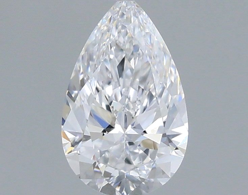 0.35 carat D-VVS2 Natūralus Pear Deimantas (1)