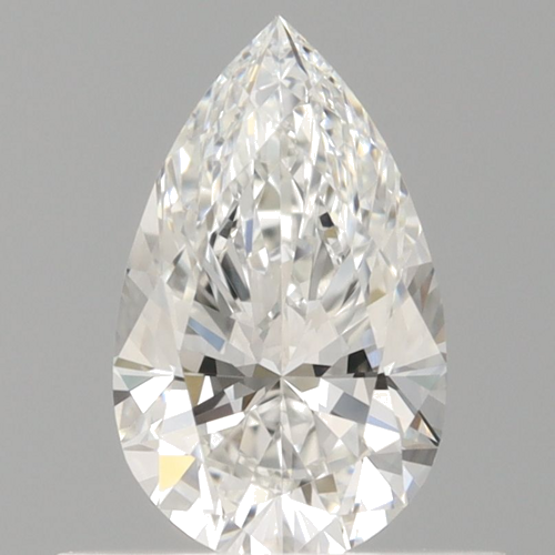 0.52 carat F-IF Natūralus Pear Deimantas (1)