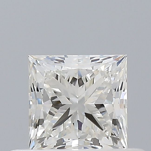 0.5 carat H-VVS2 Natūralus Princess Deimantas (1)