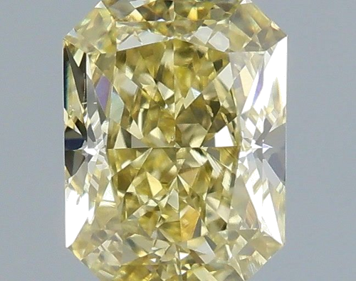 0.71 carat Fancy Yellow-VS2 Natūralus Radiant Deimantas (1)