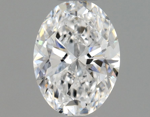 0.38 carat D-SI1 Natūralus Oval Deimantas (1)