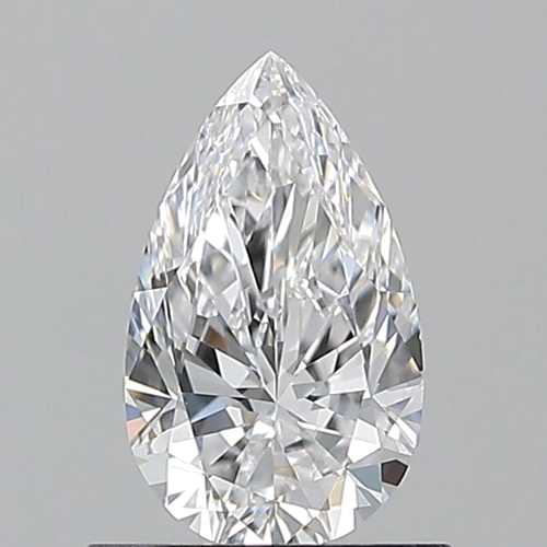 0.7 carat D-VS1 Natūralus Pear Deimantas (1)