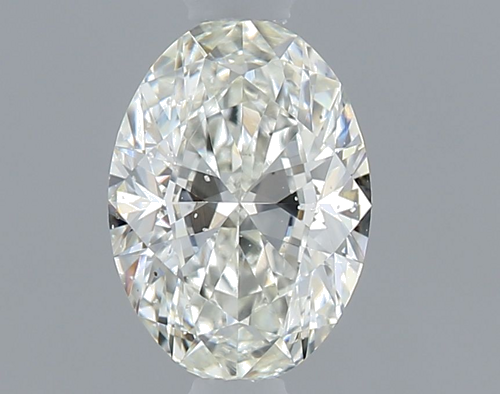 0.5 carat G-SI1 Natūralus Oval Deimantas (1)