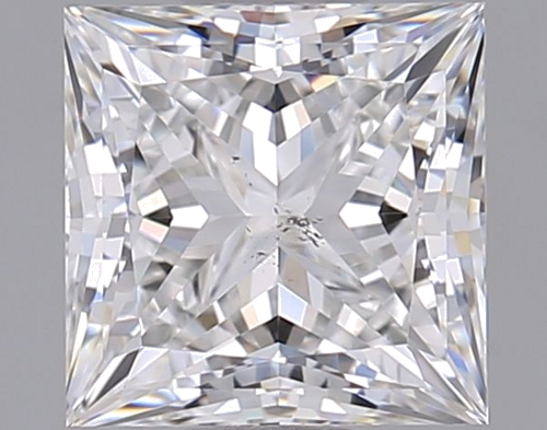 1.08 carat F-SI1 Natūralus Princess Deimantas (1)