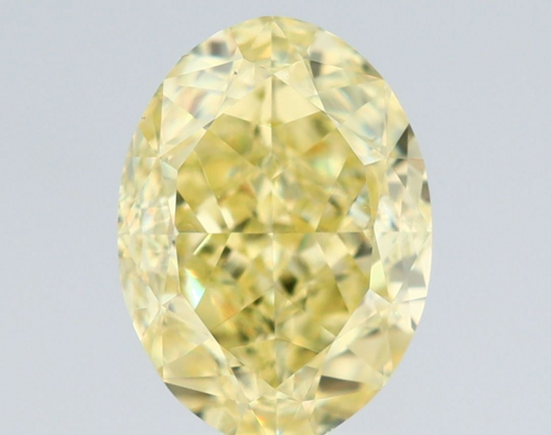 2.01 carat Fancy Yellow-VS2 Natūralus Oval Deimantas (1)